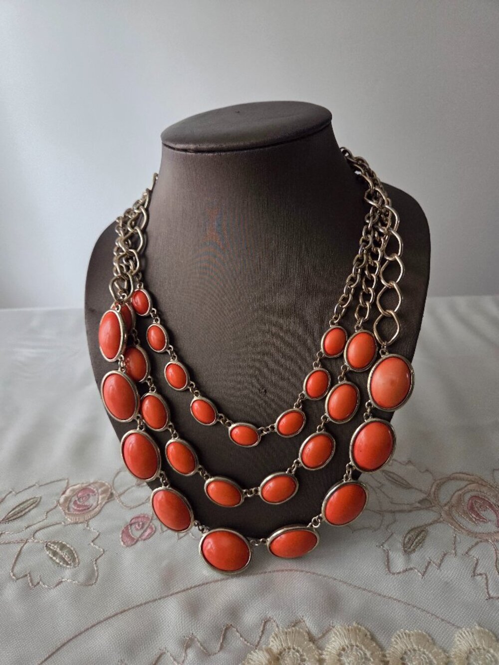 Liz Claiborne Gold Tone Layered Necklace